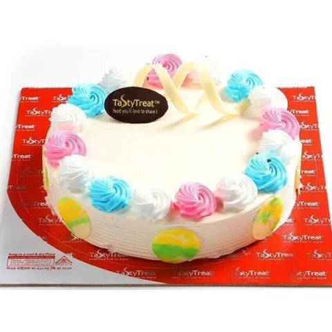 Half kg Vanilla Round Cake