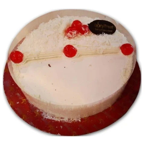 Half kg white forest Round Cake