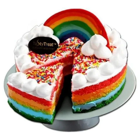 Half kg Rainbow Cake