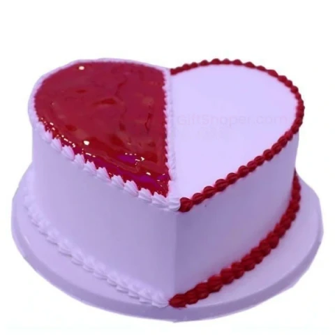 King's - 2.2 Pounds Heart Shape Chocolate Cake