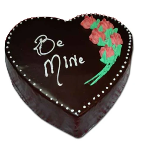 Yummy Yummy- 3.3 Pounds Rich Chocolate Heart Cake