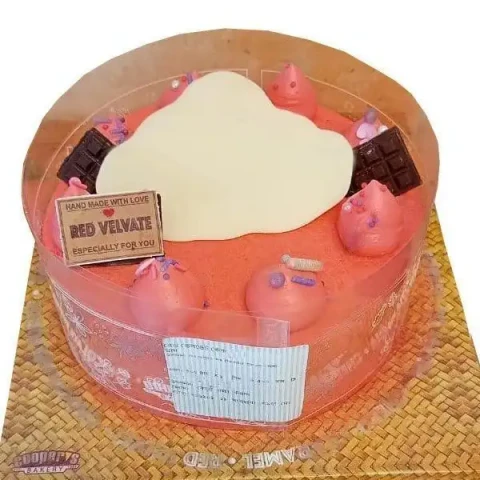 Cooper's - Half kg Red Velvet Round Cake