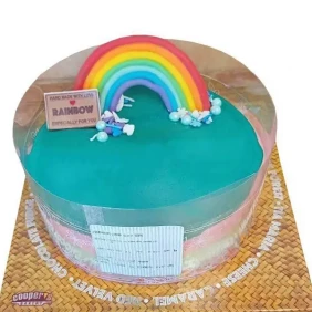 Cooper's Half Kg Rainbow Cake
