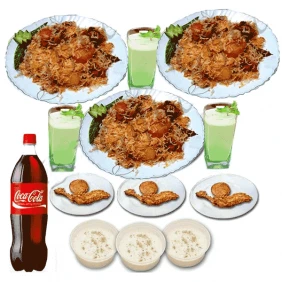 Fakruddin Kachchi Biryani 3 plate (Half plate)