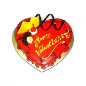 Swiss - 2.2 Pounds Vanilla Heart Cake