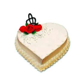 Send Vanilla Heart Cake to Bangladesh