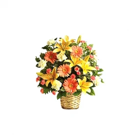 Mixed Flower Basket to Bangladesh